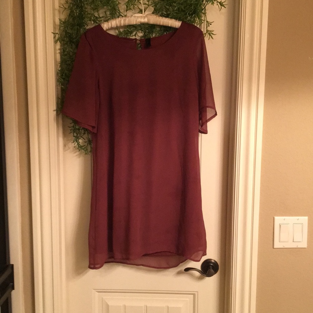 Mauve Vera mont shift dress